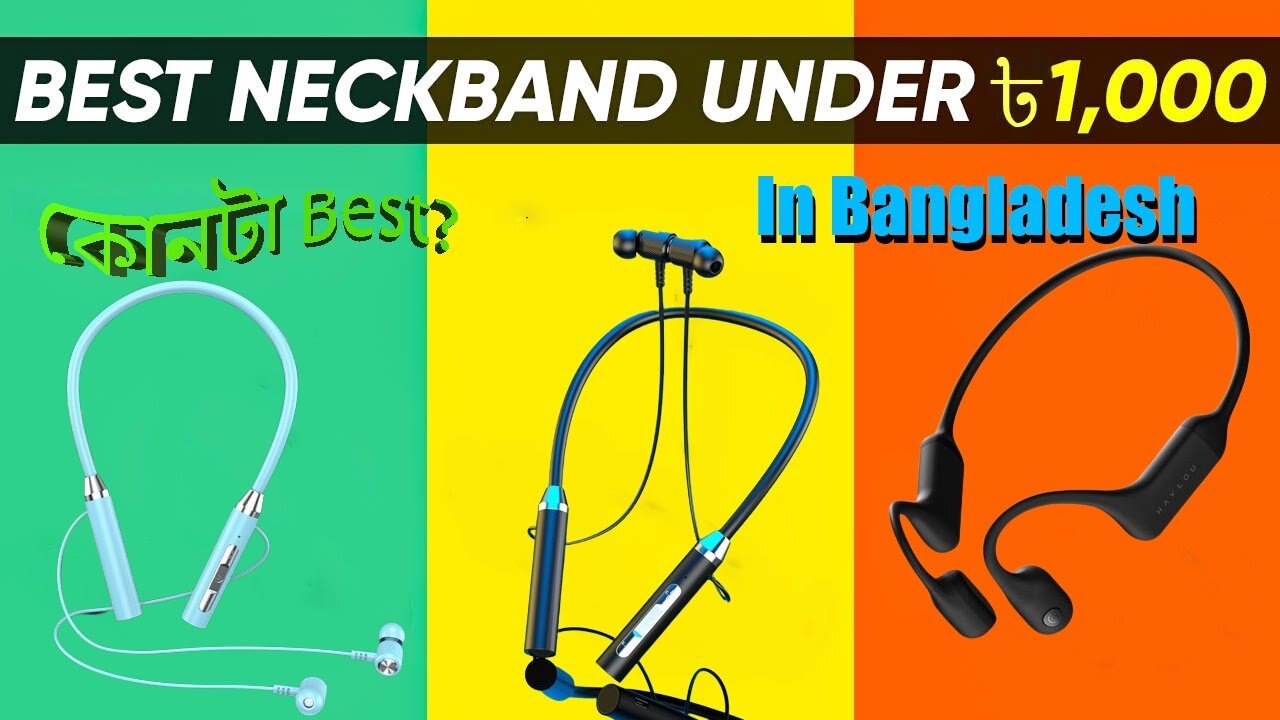 Top 5 Best Neckband Under ₹1000 in 2024 ⚡ Latest Bluetooth Earphones under 1000 ⚡ #tech