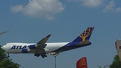 Boeing 747-400ERF N492MC vindo de Miami para Manaus 🇺🇸🇧🇷