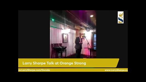 Larry Sharpe at the "Orange Strong" Event in Orange County, NY