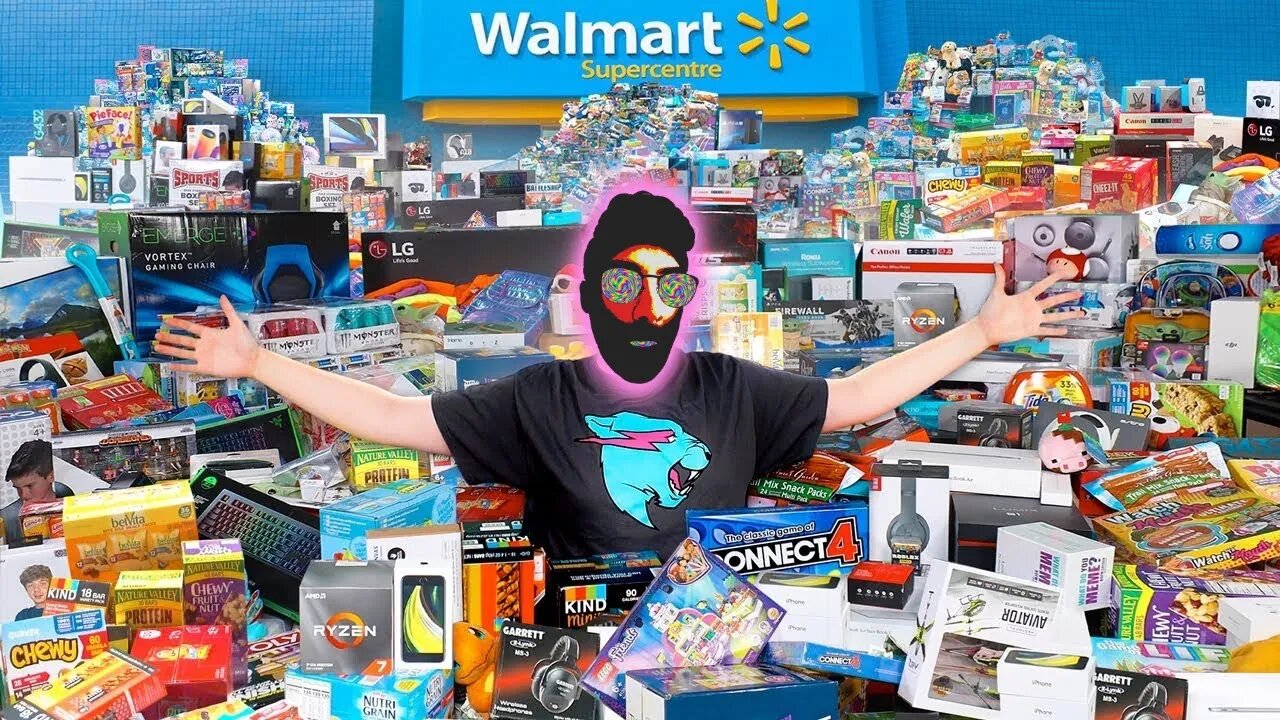 ⚪️ 🟠 MrBeast | I Bought Everything In 5 Stores [ Trillion Dollar Dune Buggy ]