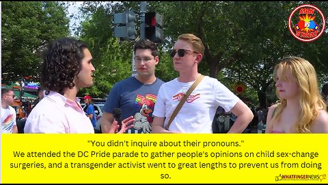 We attended the DC Pride parade to gather people's opinions on child sex-change surgeries