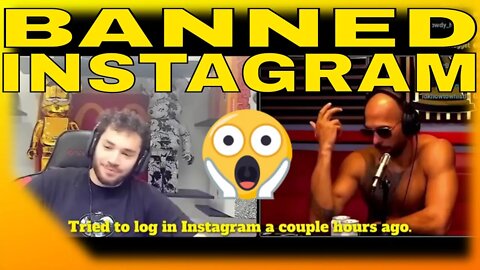 Andrew Tate & Adin Ross Talk Instagram BAN