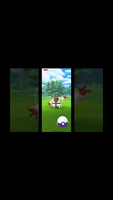 Pokémon Go - Catching Throh Gameplay #Shorts
