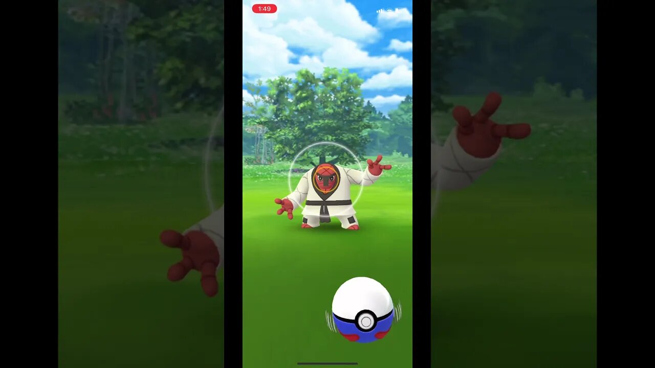 Pokémon Go - Catching Throh Gameplay #Shorts