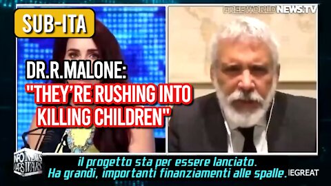 Dr. Robert Malone: They’re Rushing Into Killing Children [SUB-ITA]