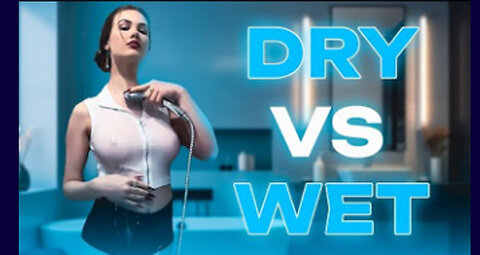 (4K) Dry Clothes vs Wet Clothes competition (18+Only)