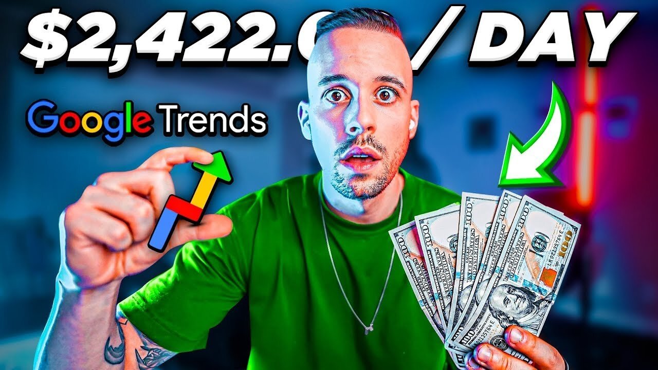 ($2,422/Day) Make Money Online with Google Trends & Youtube shorts (Passive Income 2023)