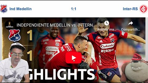 Copa Libertadores 2023 IND MEDELLIN 1x1 INTER RS