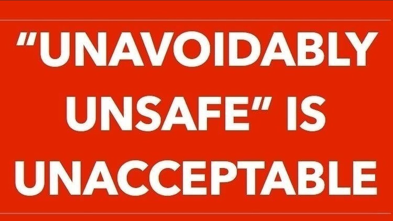 Are vaccines classified as “ ‘unavoidably unsafe.’ ” YES