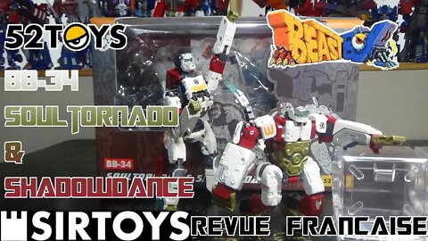 [Francais] Revue Video de 52Toys - Beast Box - BB-34 - Soultornado & Shadowdance