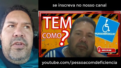 Pessoa com deficiência - Se inscreva no nosso canal