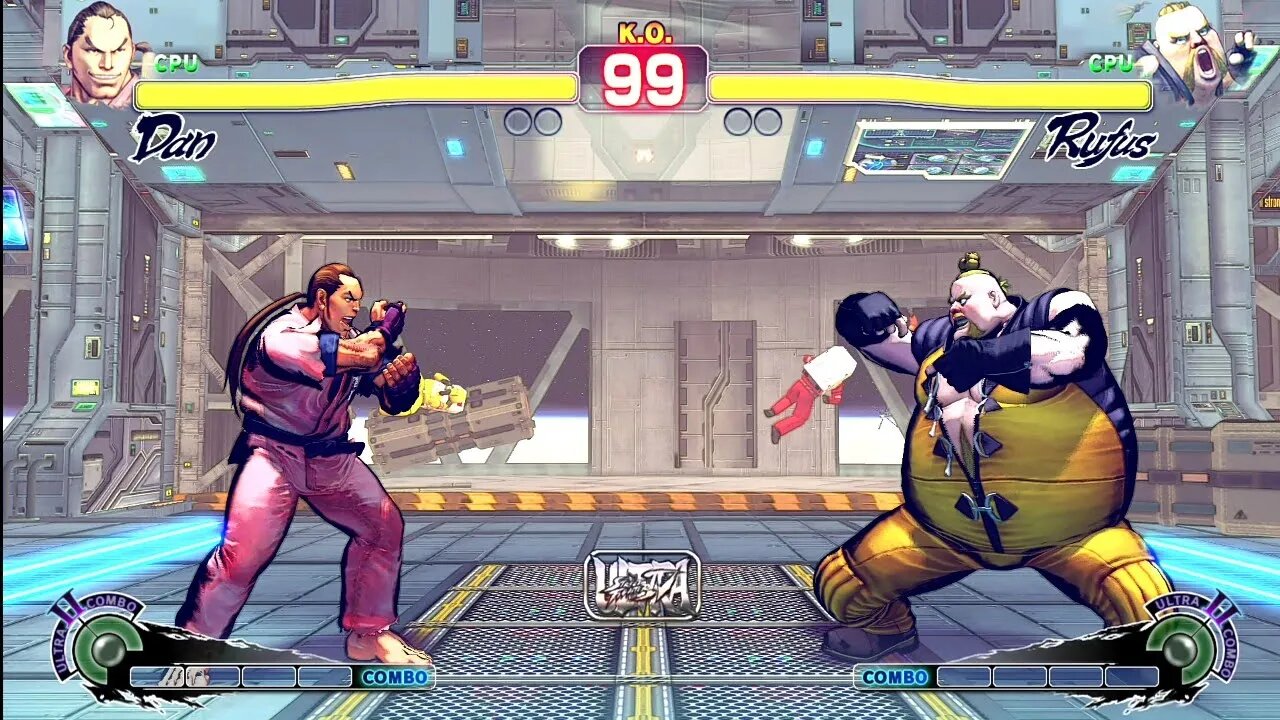 Dan vs Rufus | Ultra Street Figther IV Hardest