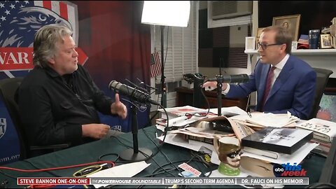 Steve Bannon GOES OFF On ABC's Jon Karl