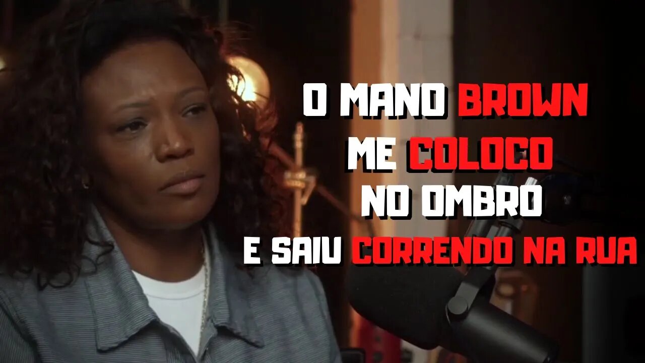 ESPOSA DE MANO BROWN CONTA HISTÓRIA HILÁRIA DE QUANDO CONHECEU O RAPPER