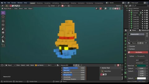 Configurando Blender para voxels