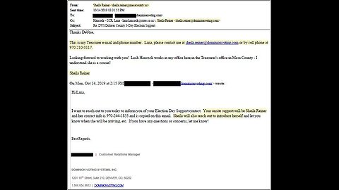 BREAKING: Dominion Had Employees In Colorado Counties Handling Elections, Bypassed Clerk Tina Peters