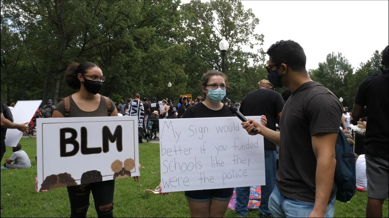 Interviewing People At The March On Washington 2020