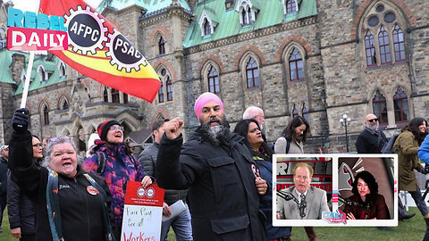 Federal workers strike, demanding higher pay and 'work-from-home' guarantees