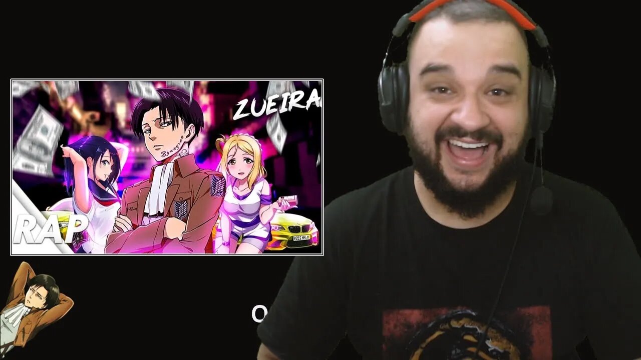 (REACT) ESSE É O MELHOR RAP DO LEVI | RapZueira: 33 | @Byakuran