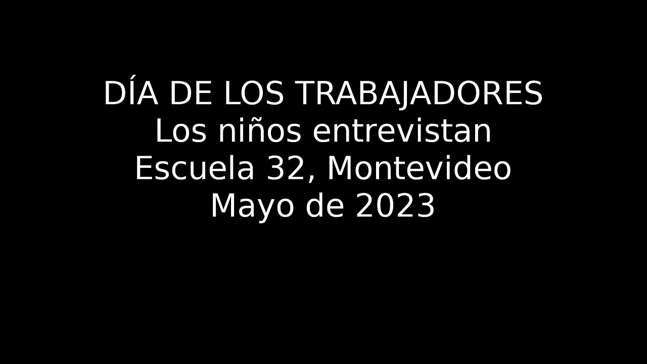 Los niños de la Escuela 32 entrevistan a trabajadores