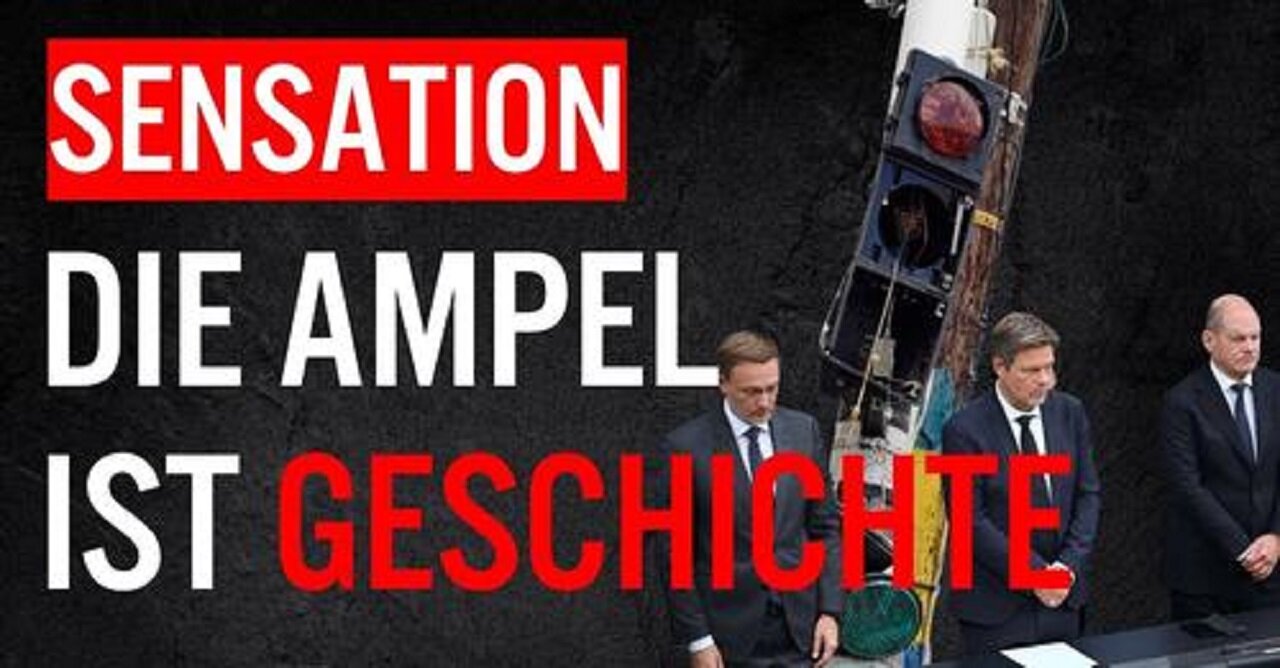 🔥EILMELDUNG: LINDNER ENTLASSEN - DIE AMPEL IST AUS!