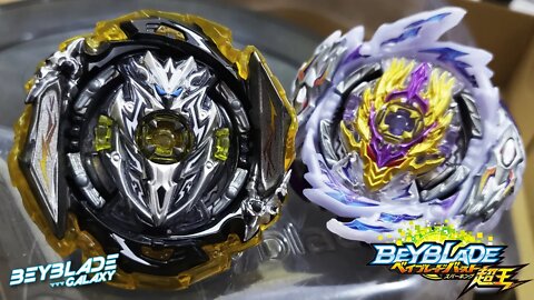 INFINITE ACHILLES .Dm' 1B (Defesa) vs RAGE LONGINUS .Ds' 3A - Beyblade Burst ベイブレードバースト