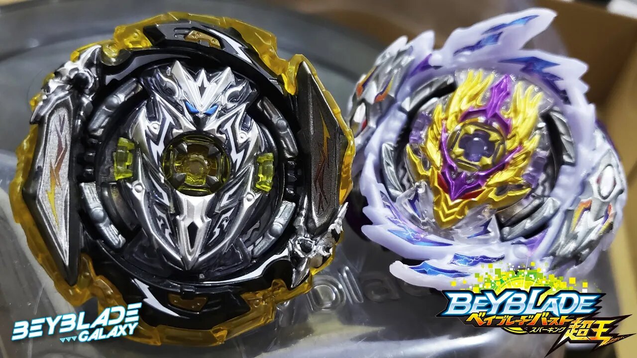 INFINITE ACHILLES .Dm' 1B (Defesa) vs RAGE LONGINUS .Ds' 3A - Beyblade Burst ベイブレードバースト