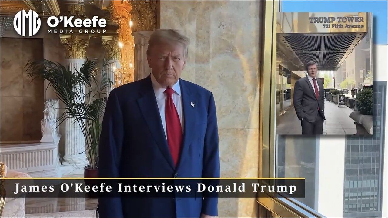 TRUMP❤️🇺🇸🥇INTERVIEW WITH ”OMG” JOURNALIST JAMES O’KEEFE💙🇺🇸🏅🎤⭐️