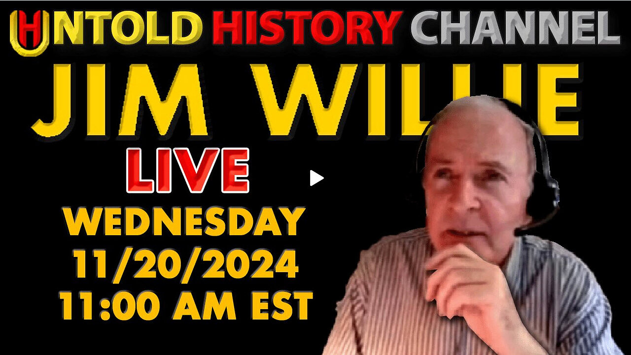 A Discussion With Jim Willie | LIVE 11/20/24 - LIVESTREAM Begins 11:00 AM