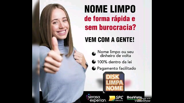 NOME LIMPO de forma rápida e sem burocracia! Dentro da lei...Instagram 👉@disklimpanome