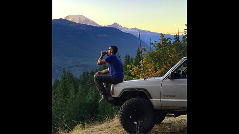 Cascade mountains, jeep camping trip.