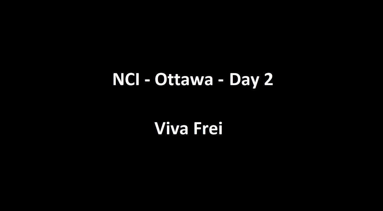 National Citizens Inquiry - Ottawa - Day 2 - Viva Frei Testimony