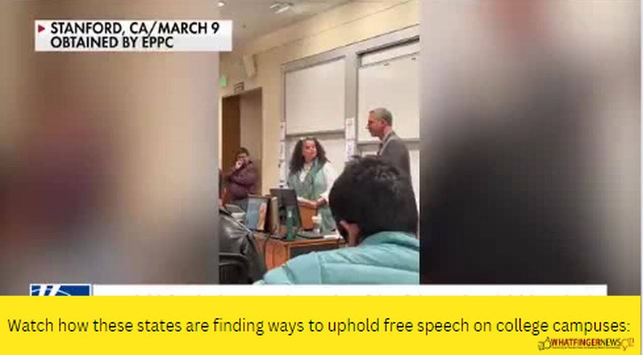 Watch how these states are finding ways to uphold free speech on college campuses: