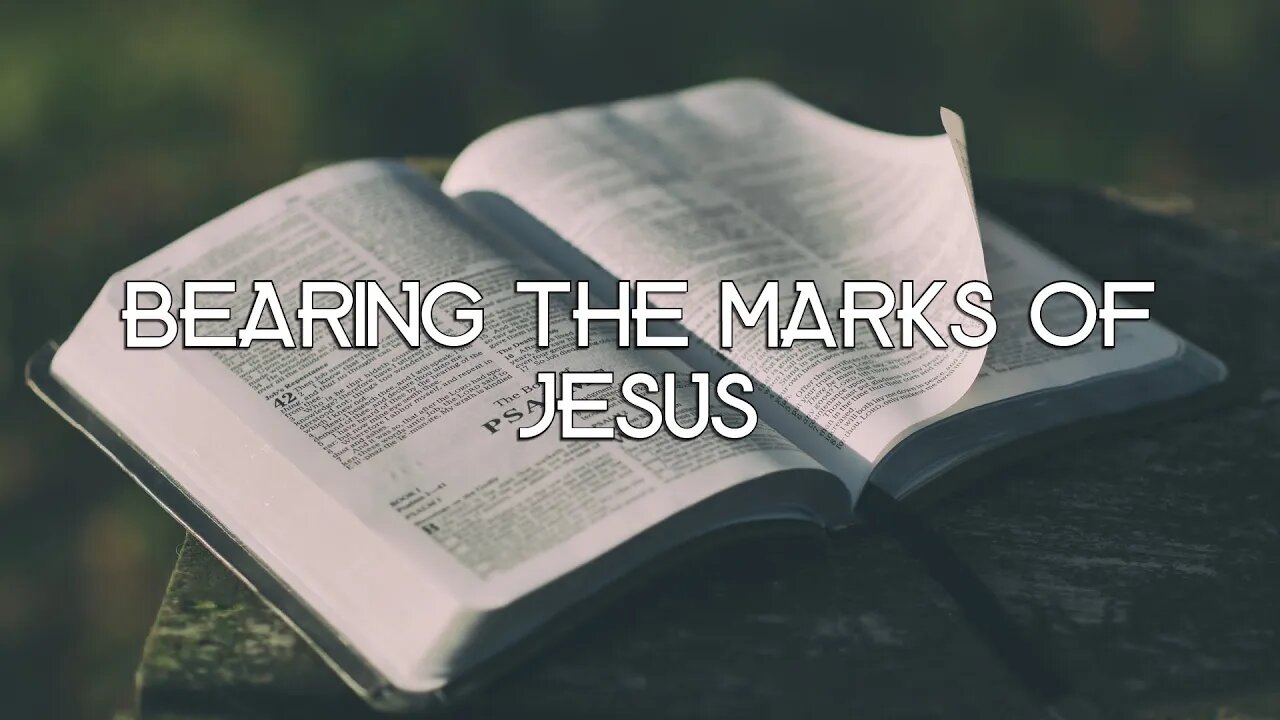 Robert Reed - Bearing the Marks of Jesus