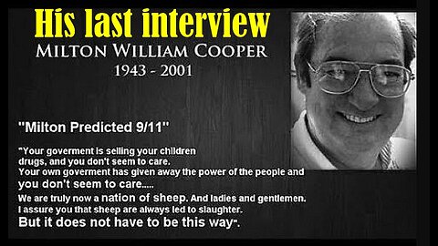 Bill Cooper last interview (Was murdered after exposing 9/11, 3 months prior)