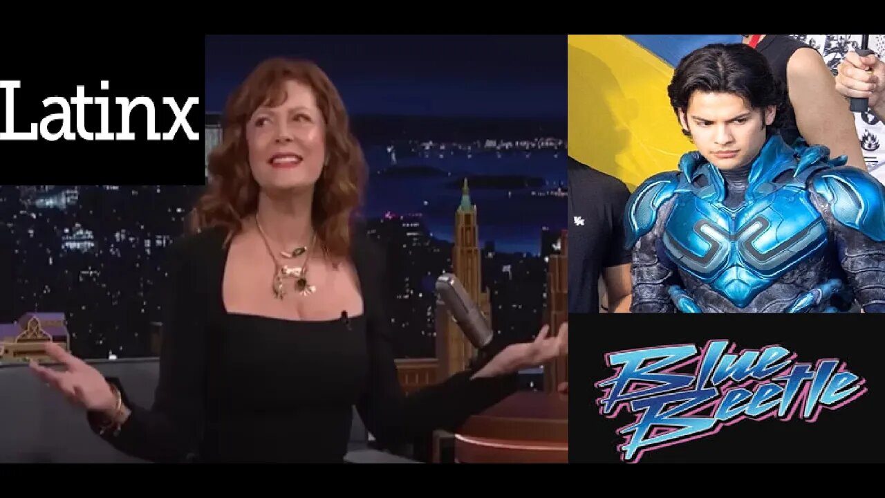 Blue Beetle Star Susan Sarandon Calls Xolo Maridueña's Blue Beetle the First Latinx Hero