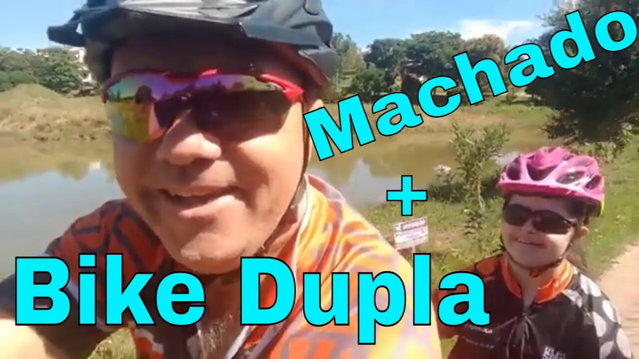 Cortando lenha no machado #biketube - 040