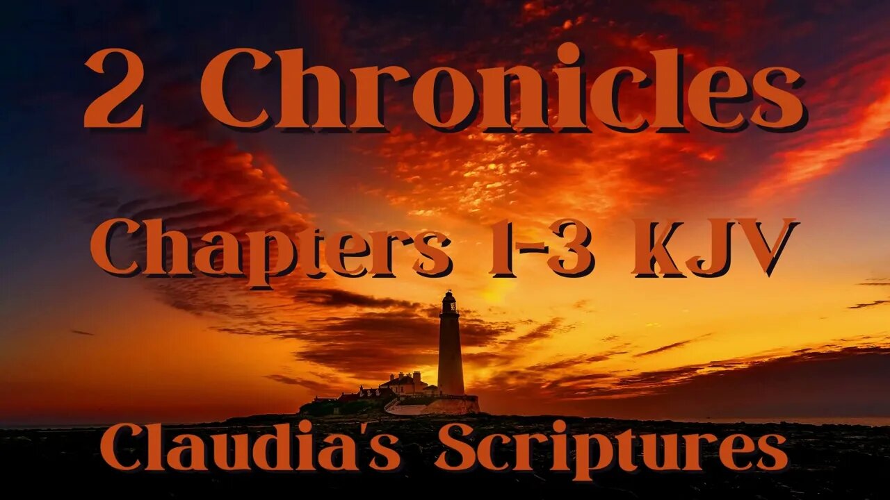 The Bible Series Bible Book 2 Chronicles Chapters 1-3 Audio