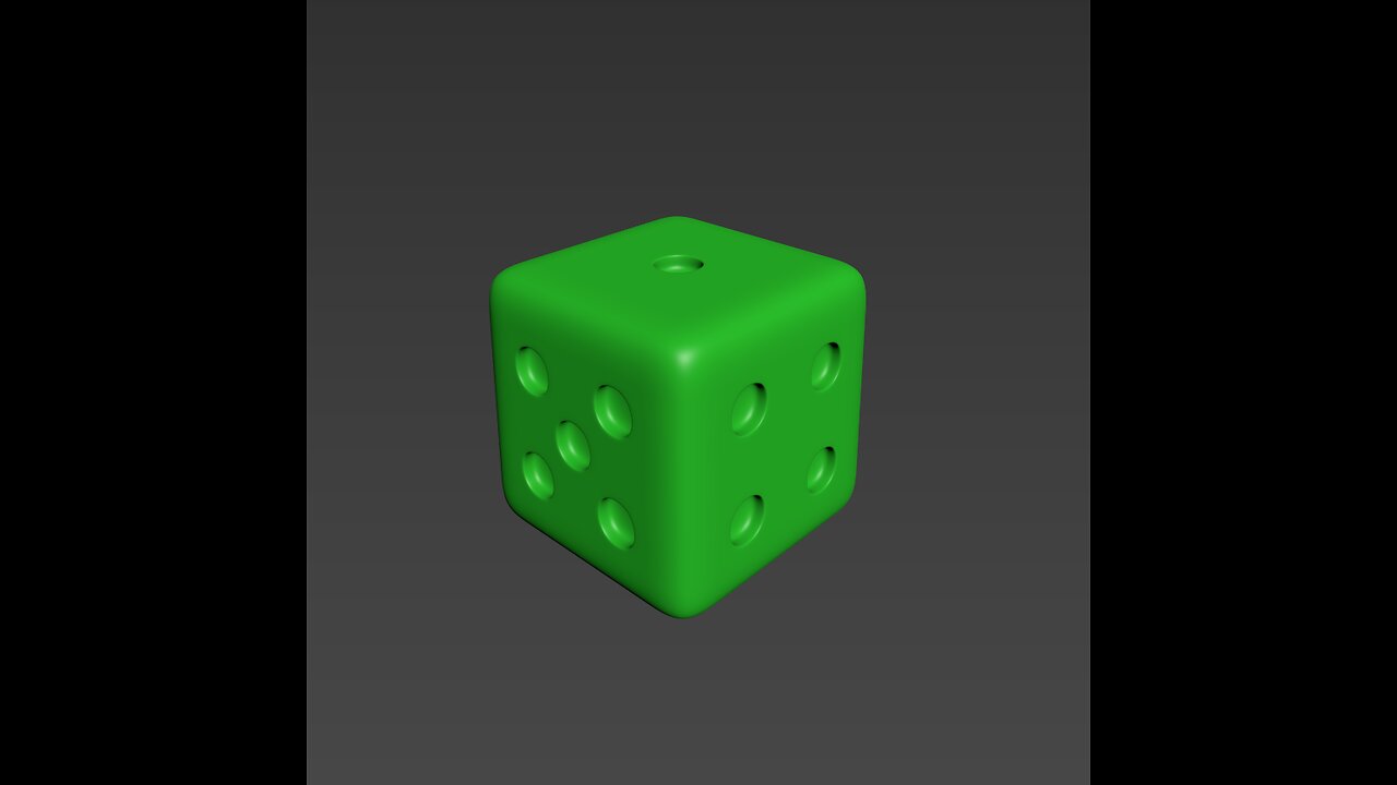 3DS Max Tutorial - How model a Dice ‎🎲