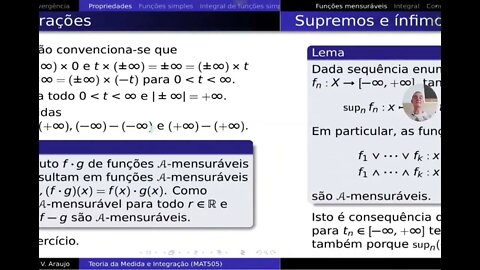 Medida e Integração: Funções mensuráveis e operações com estas funções