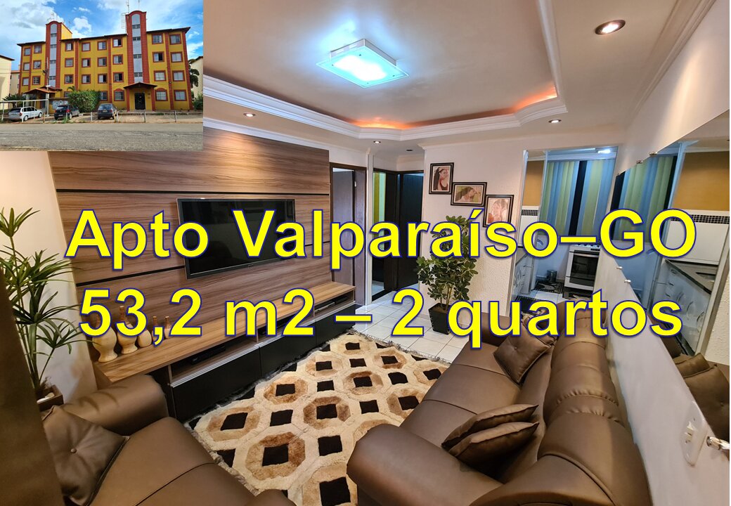 Vendo apartamento 53,23 m2 – Valparaiso- Cidade Jardins- 2 quartos