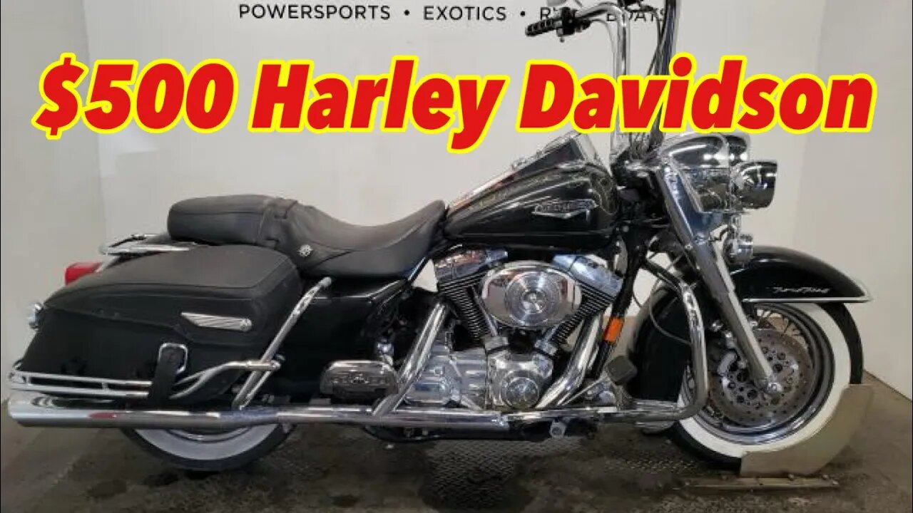 Copart Walk Around, Motorcycles, Many Cheap Harley Davidsons