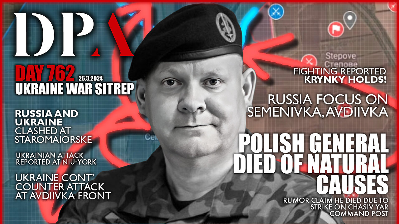 [ SITREP ] Polish General died of Natural Causes in Chasiv Yar missile attack???