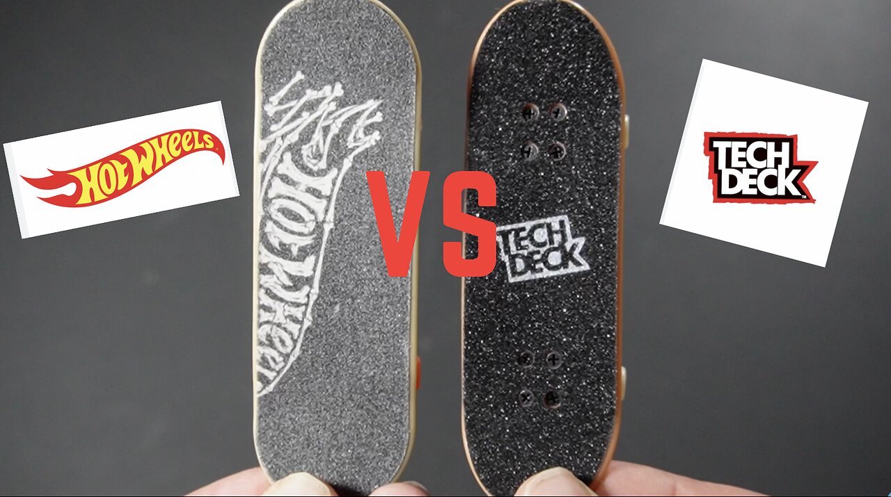 Tech Deck VS Hotwheels (sesh)