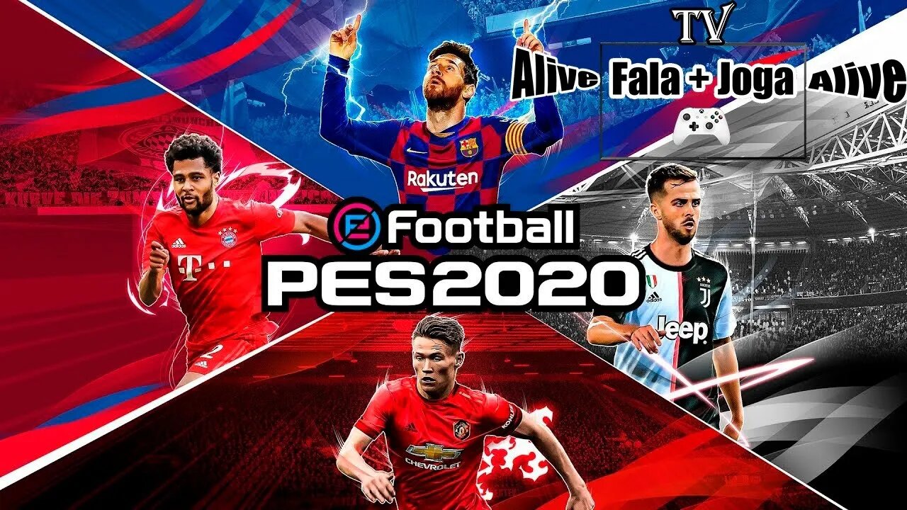 FUTEBOL SE JOGA COM PES 2020 - PARTIDINHA AMISTOSA