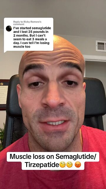 Muscle loss on Semaglutide. #glp1medication #weightloss #Semaglutide