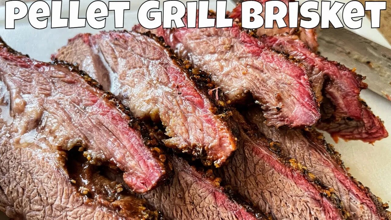 Certified Organic Grass Fed Brisket Point on the Pellet Smoker