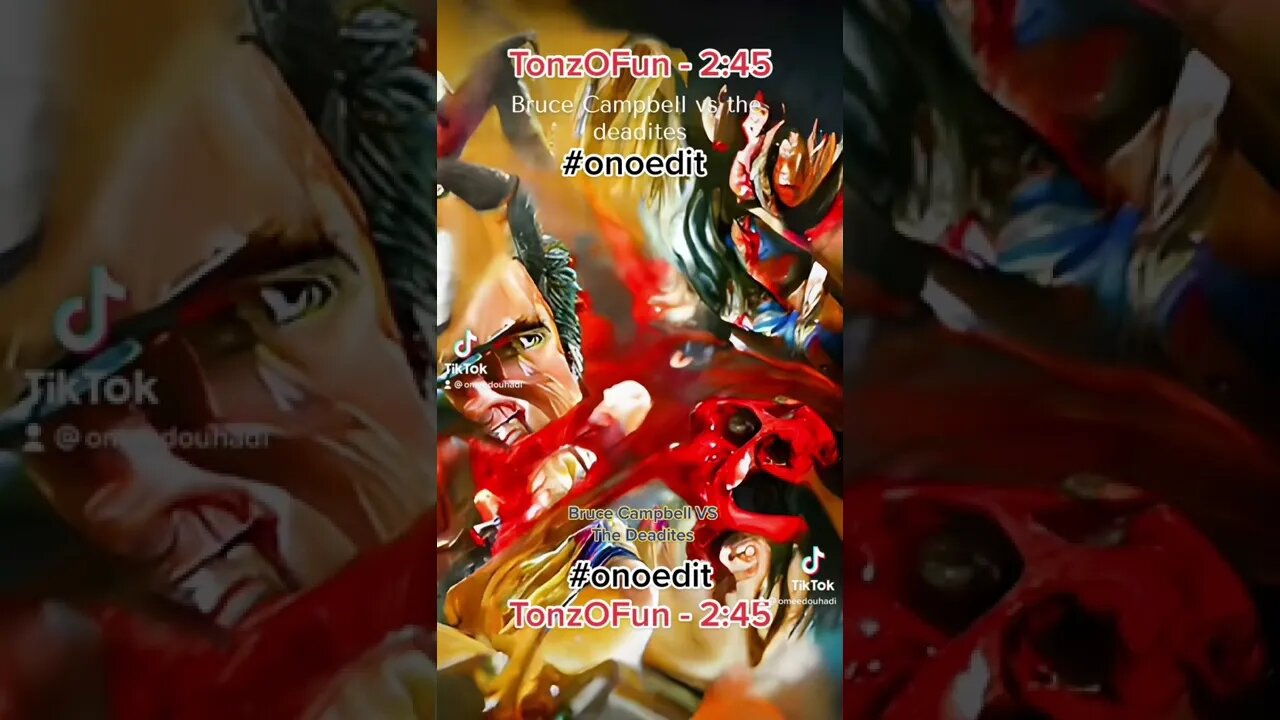 Bruce Campbell VS The Deadites song TonsOFun - 2:45 #deadite #brucecampbell #onoedit #art