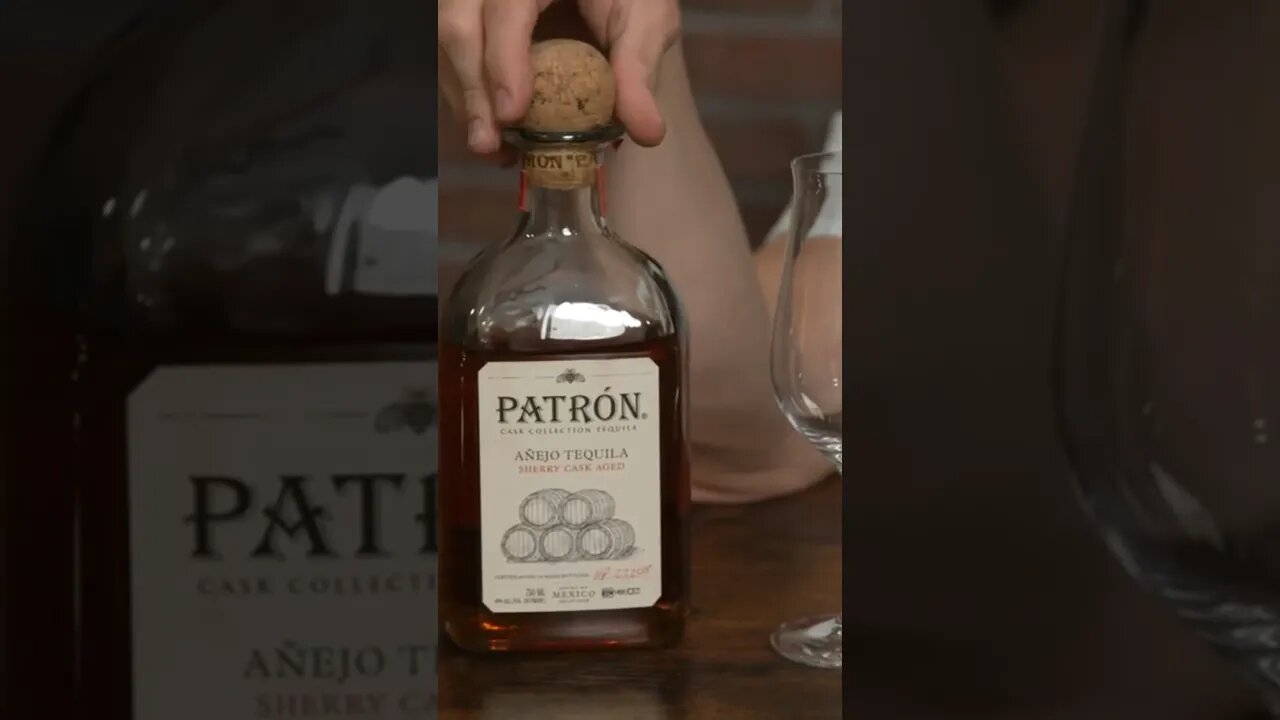 Patrón Añejo Sherry Cask Tequila #tequila #live #shorts