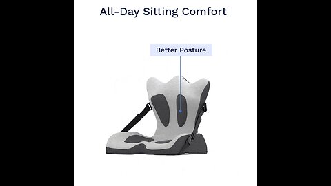 Doctor-Developed Seat Cushion for Better Posture 💻 ✈️ 🚘 #seatcushion #seatcushion #LiftedLumbar